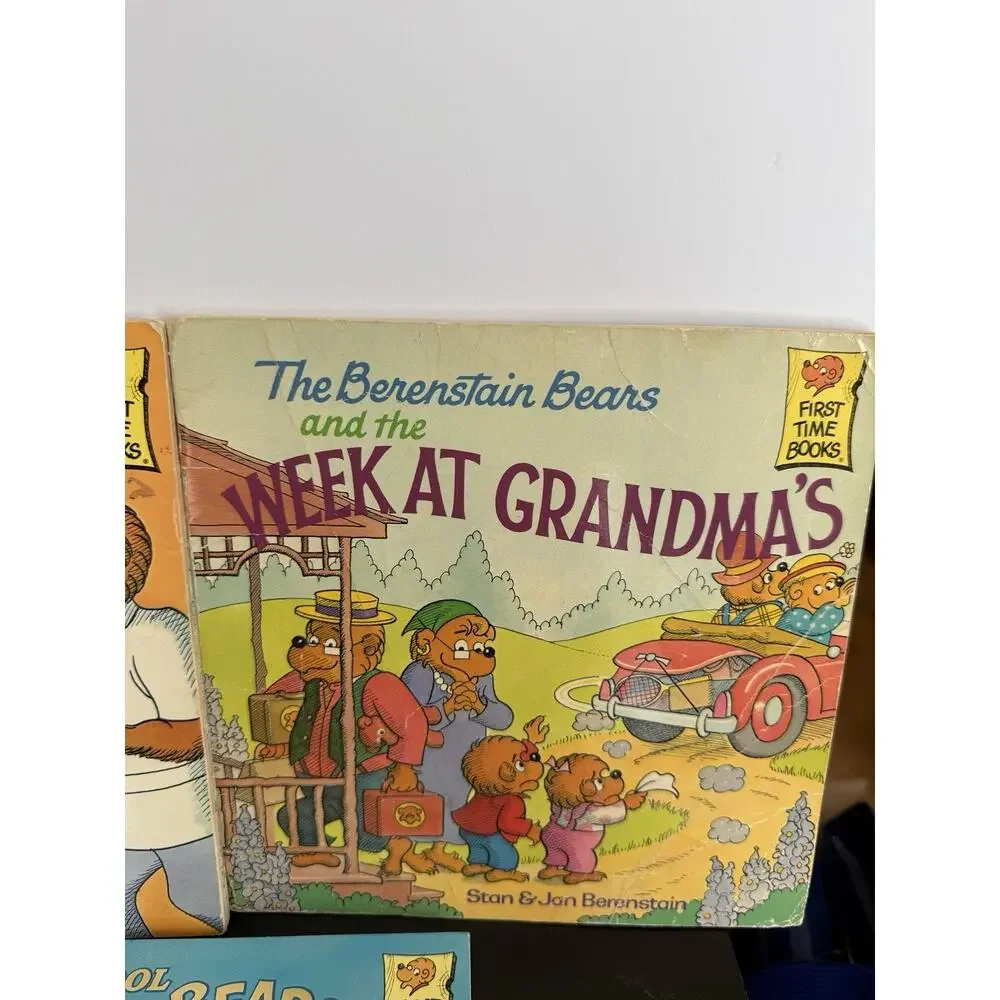 Berenstain Bears 5 Book Lot Classics Dentist Grandma Easter Back to School